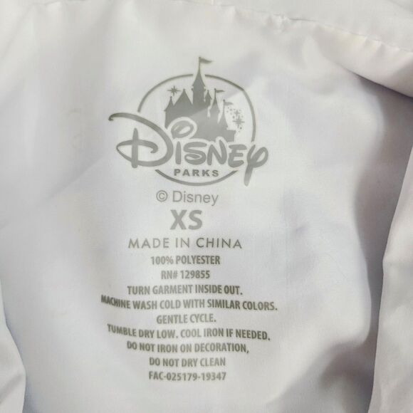 Disney Parks Space Mountain Jacket XS Purple Full Zip‎ Hooded Windbreaker - Picture 6 of 9